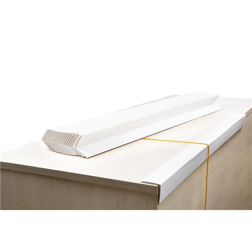 Angleboard 60 x 60 x 4mm 1165mm White 25/Pack