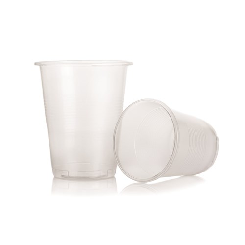 Cup Plastic 6Oz Cold White 180ml 1000/Ctn