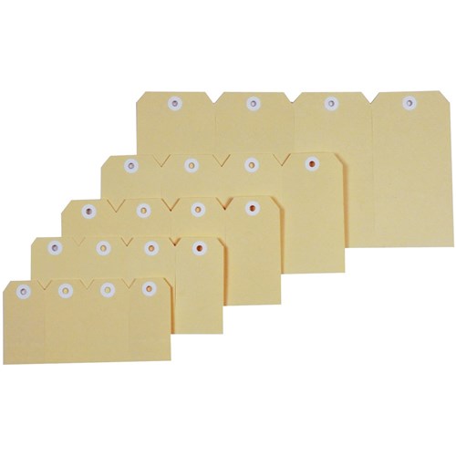 Shipping Tags Manilla #7  73mm x 146mm  1000/Pack