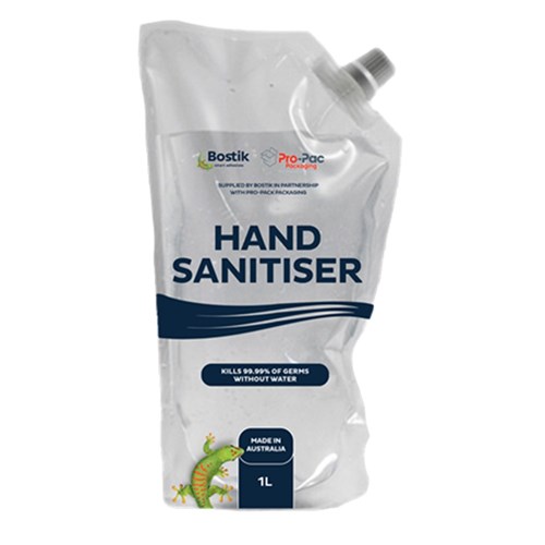 Liquid Hand Sanitizer 1ltr refill Bostik  12/carton