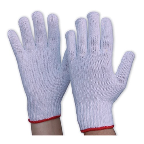 Interlock Poly Cotton Knitted Cuff Gloves  300/carton
