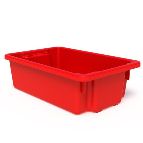 Crate Stack & Nest No 7 32Ltr 645 x  413 x  210 Red